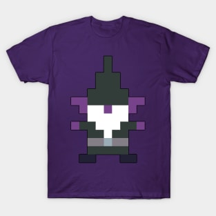 Dark Elf Gnome in Pixels T-Shirt